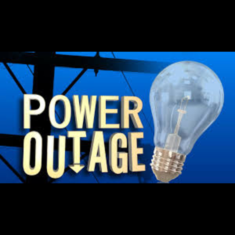 Power disruption today